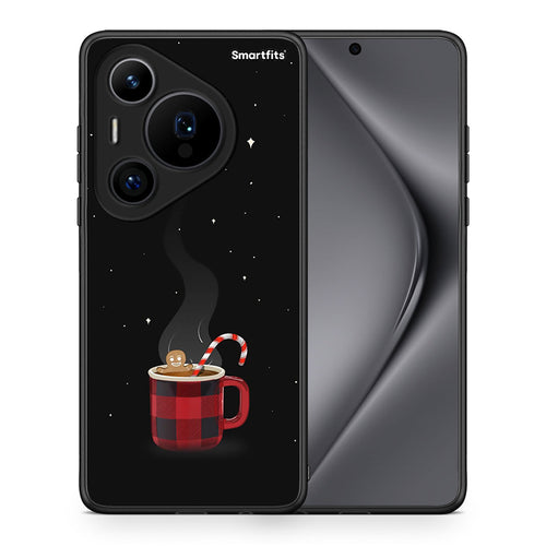 Θήκη Huawei Pura 70 Pro / 70 Pro+ Xmas Bathing από τη Smartfits με σχέδιο στο πίσω μέρος και μαύρο περίβλημα | Huawei Pura 70 Pro / 70 Pro+ Xmas Bathing case with colorful back and black bezels