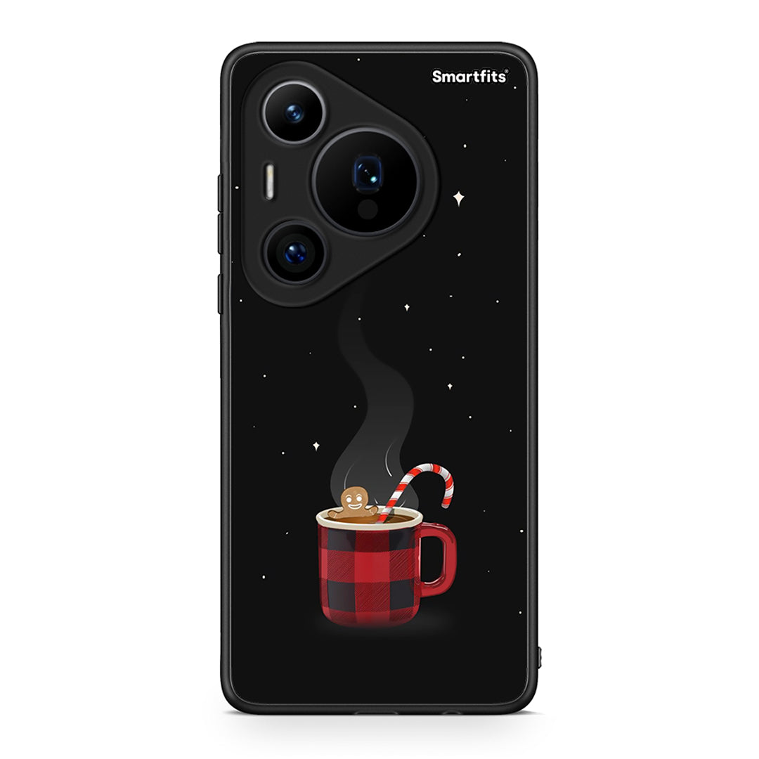 Huawei Pura 70 Pro / 70 Pro+ Xmas Bathing θήκη από τη Smartfits με σχέδιο στο πίσω μέρος και μαύρο περίβλημα | Smartphone case with colorful back and black bezels by Smartfits