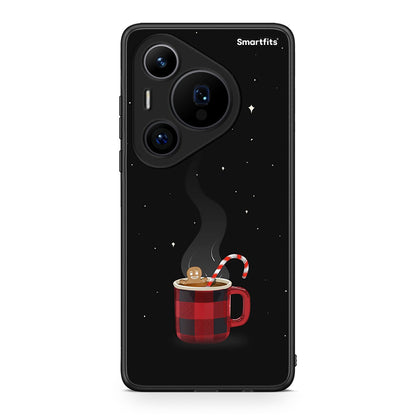Huawei Pura 70 Pro / 70 Pro+ Xmas Bathing θήκη από τη Smartfits με σχέδιο στο πίσω μέρος και μαύρο περίβλημα | Smartphone case with colorful back and black bezels by Smartfits