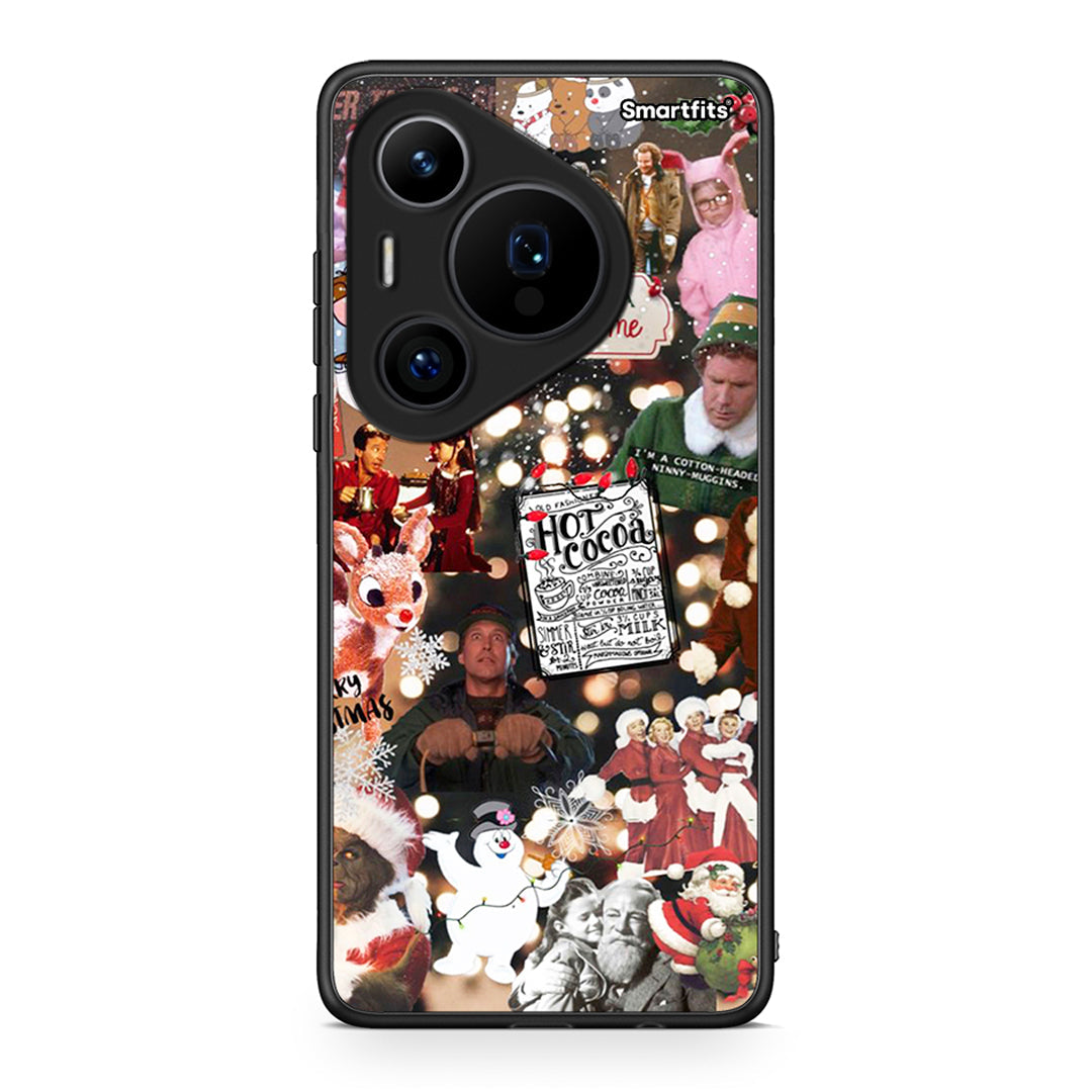 Huawei Pura 70 Pro / 70 Pro+ Xmas Movies θήκη από τη Smartfits με σχέδιο στο πίσω μέρος και μαύρο περίβλημα | Smartphone case with colorful back and black bezels by Smartfits