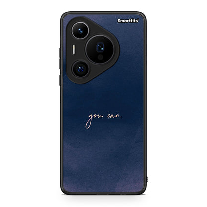 Huawei Pura 70 Pro / 70 Pro+ You Can θήκη από τη Smartfits με σχέδιο στο πίσω μέρος και μαύρο περίβλημα | Smartphone case with colorful back and black bezels by Smartfits