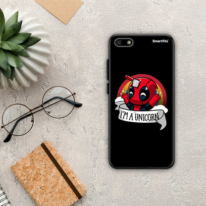 Unicorn Deadpool - Huawei Y5 2018 / Honor 7S θήκη