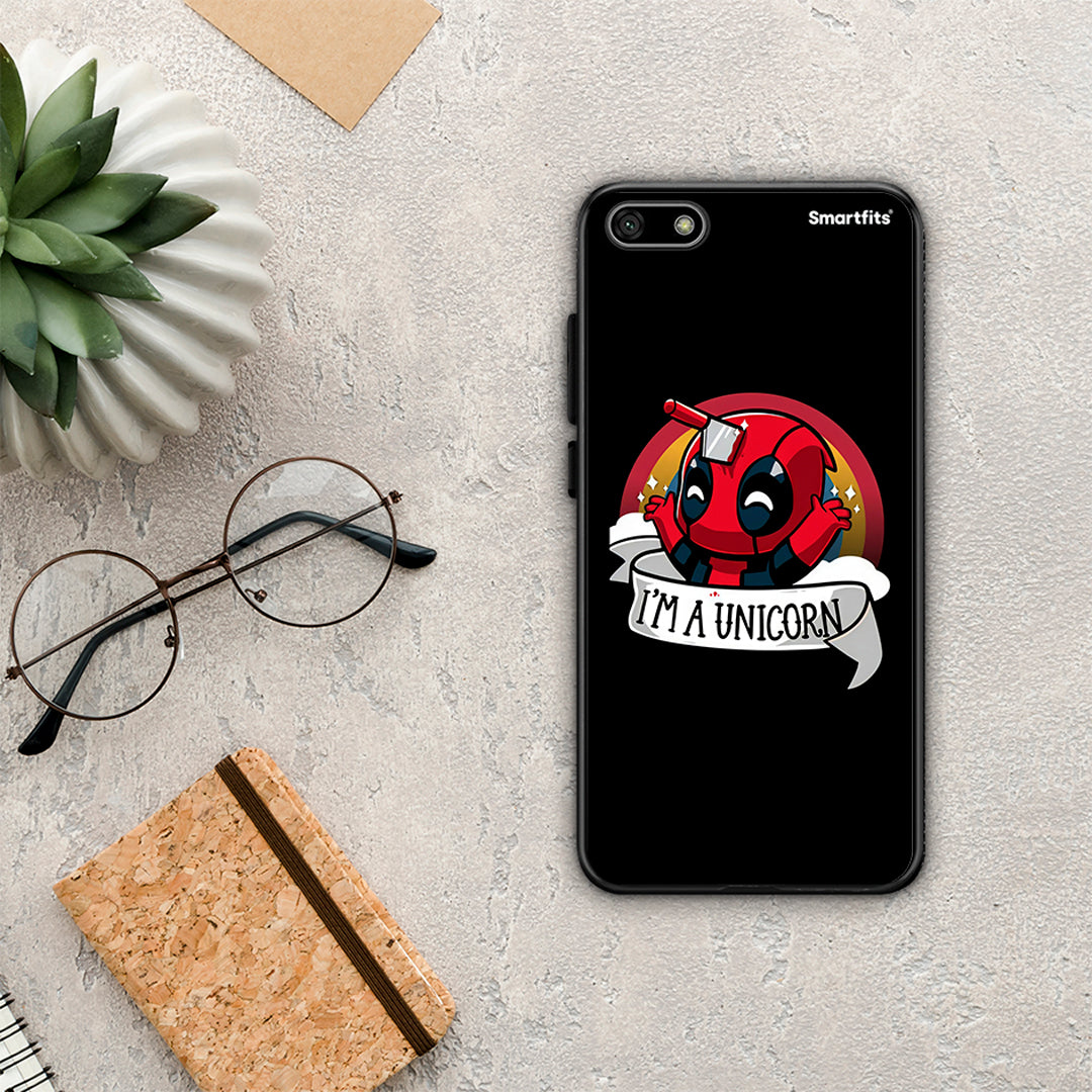 Unicorn Deadpool - Huawei Y5 2018 / Honor 7S θήκη