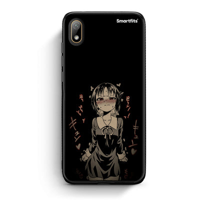 Huawei Y5 2019 Anime Girl θήκη από τη Smartfits με σχέδιο στο πίσω μέρος και μαύρο περίβλημα | Smartphone case with colorful back and black bezels by Smartfits