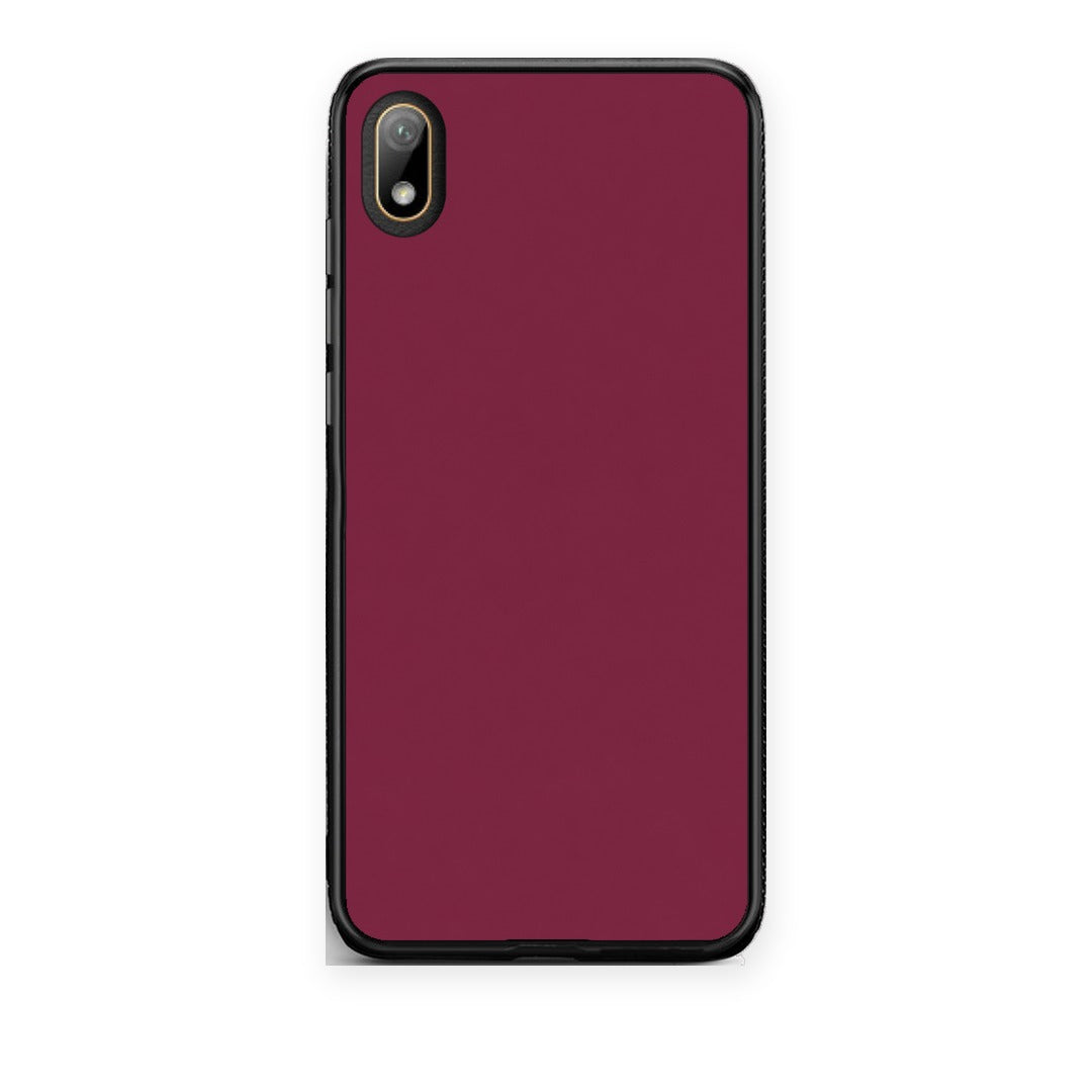 Θήκη Huawei Y5 2019 Burgundy από τη Smartfits με σχέδιο στο πίσω μέρος και μαύρο περίβλημα | Huawei Y5 2019 Burgundy case with colorful back and black bezels