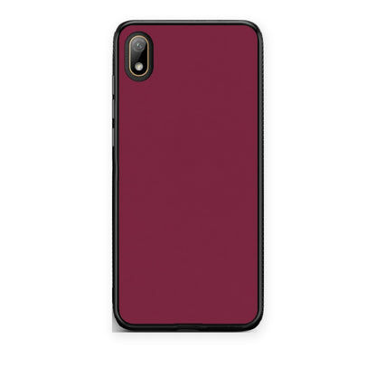 Θήκη Huawei Y5 2019 Burgundy από τη Smartfits με σχέδιο στο πίσω μέρος και μαύρο περίβλημα | Huawei Y5 2019 Burgundy case with colorful back and black bezels
