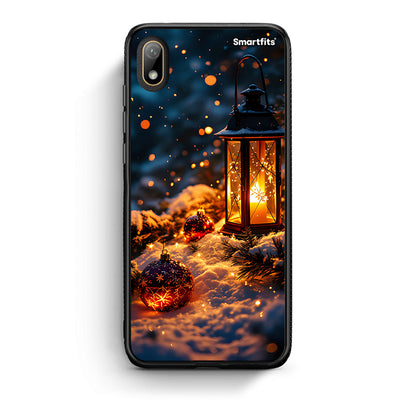 Huawei Y5 2019 Christmas Ornaments θήκη από τη Smartfits με σχέδιο στο πίσω μέρος και μαύρο περίβλημα | Smartphone case with colorful back and black bezels by Smartfits