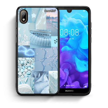 Θήκη Huawei Y5 2019 Ciel Aesthetic Collage από τη Smartfits με σχέδιο στο πίσω μέρος και μαύρο περίβλημα | Huawei Y5 2019 Ciel Aesthetic Collage case with colorful back and black bezels