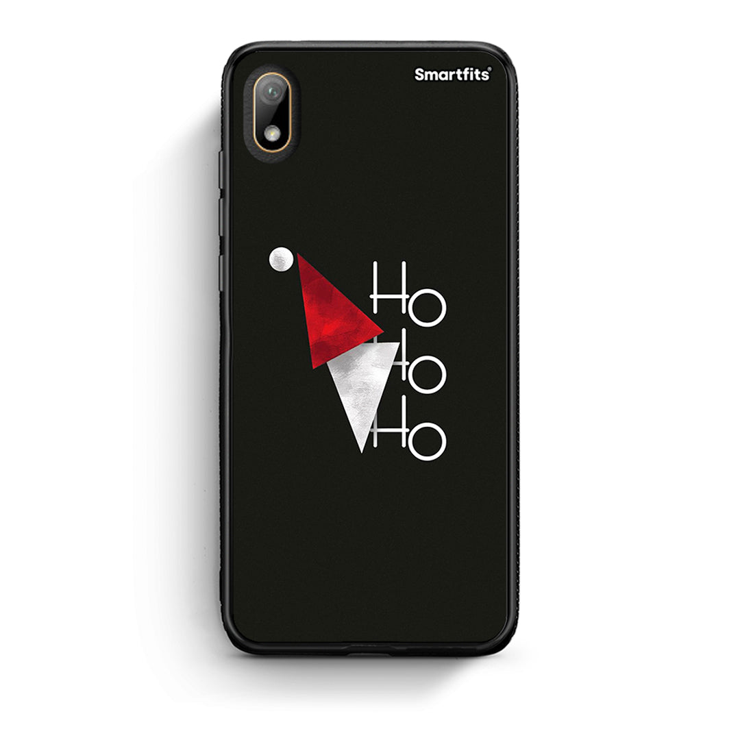 Huawei Y5 2019 Minimal Christmas θήκη από τη Smartfits με σχέδιο στο πίσω μέρος και μαύρο περίβλημα | Smartphone case with colorful back and black bezels by Smartfits