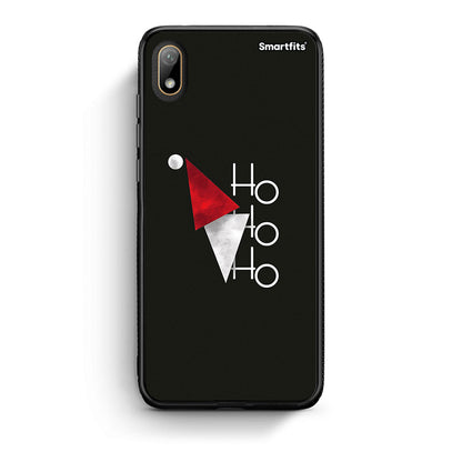 Huawei Y5 2019 Minimal Christmas θήκη από τη Smartfits με σχέδιο στο πίσω μέρος και μαύρο περίβλημα | Smartphone case with colorful back and black bezels by Smartfits