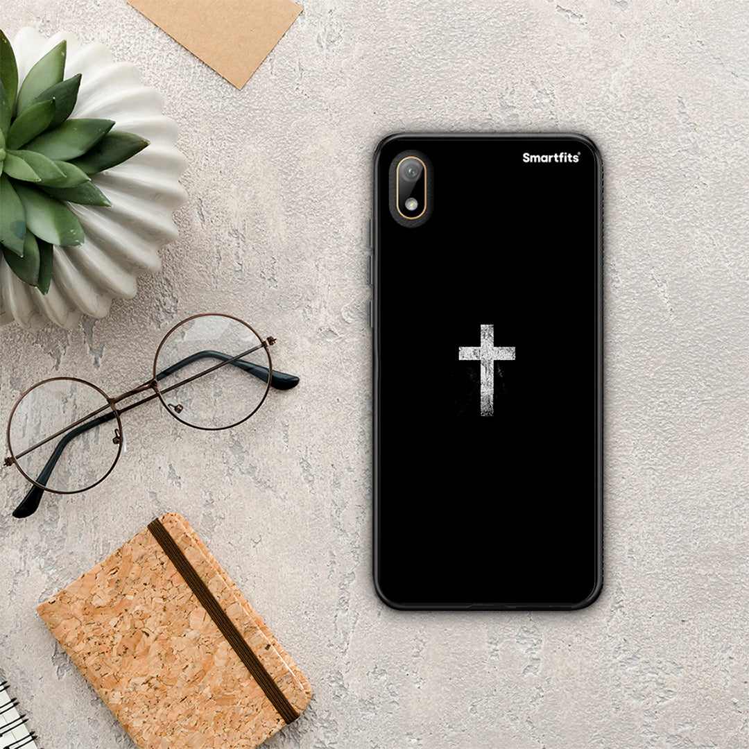 White Cross - Huawei Y5 2019 θήκη