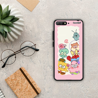 Cute Companion - Huawei Y6 2018 / Honor 7A θήκη