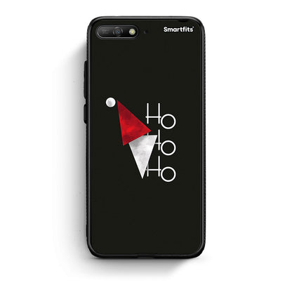 Huawei Y6 2018 Minimal Christmas θήκη από τη Smartfits με σχέδιο στο πίσω μέρος και μαύρο περίβλημα | Smartphone case with colorful back and black bezels by Smartfits