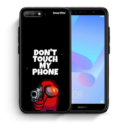 Θήκη Huawei Y6 2018 My Phone από τη Smartfits με σχέδιο στο πίσω μέρος και μαύρο περίβλημα | Huawei Y6 2018 My Phone case with colorful back and black bezels