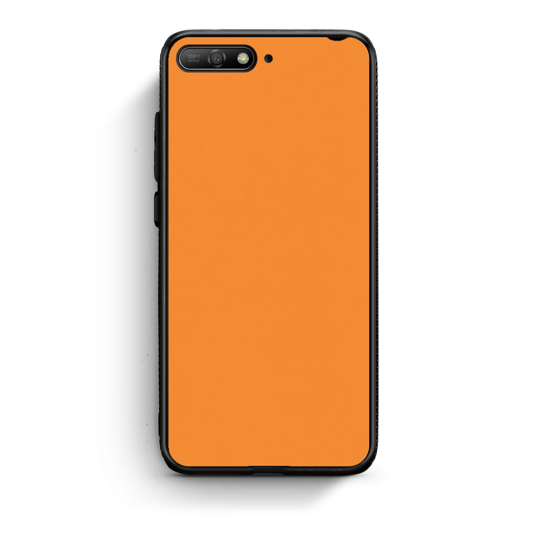 Θήκη Huawei Y6 2018 / Honor 7A Tangerine Orange από τη Smartfits με σχέδιο στο πίσω μέρος και μαύρο περίβλημα | Huawei Y6 2018 / Honor 7A Tangerine Orange case with colorful back and black bezels