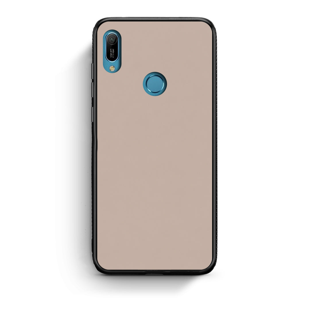 Θήκη Huawei Y6 2019 Blush Beige από τη Smartfits με σχέδιο στο πίσω μέρος και μαύρο περίβλημα | Huawei Y6 2019 Blush Beige case with colorful back and black bezels