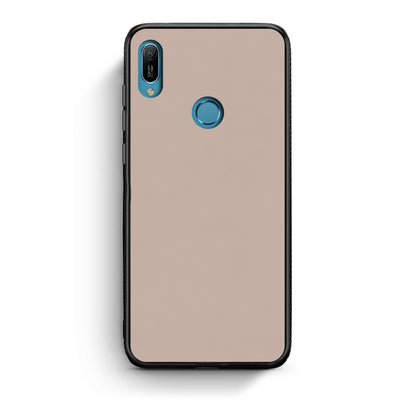Θήκη Huawei Y6 2019 Blush Beige από τη Smartfits με σχέδιο στο πίσω μέρος και μαύρο περίβλημα | Huawei Y6 2019 Blush Beige case with colorful back and black bezels