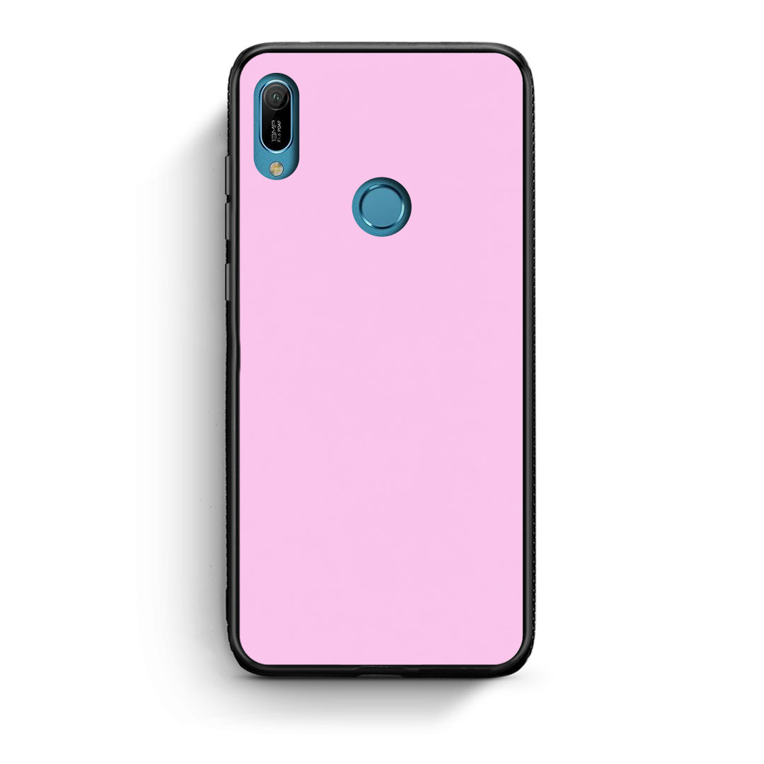 Θήκη Huawei Y6 2019 Cotton Candy Pink από τη Smartfits με σχέδιο στο πίσω μέρος και μαύρο περίβλημα | Huawei Y6 2019 Cotton Candy Pink case with colorful back and black bezels