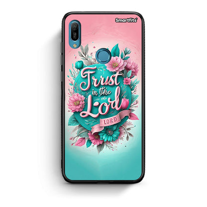 Huawei Y6 2019 Lord Trust θήκη από τη Smartfits με σχέδιο στο πίσω μέρος και μαύρο περίβλημα | Smartphone case with colorful back and black bezels by Smartfits