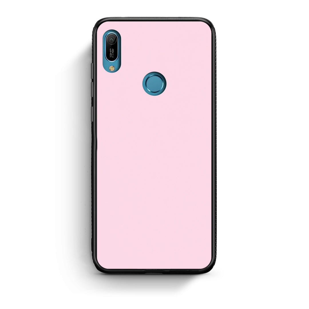 Θήκη Huawei Y6 2019 Pale Pink από τη Smartfits με σχέδιο στο πίσω μέρος και μαύρο περίβλημα | Huawei Y6 2019 Pale Pink case with colorful back and black bezels