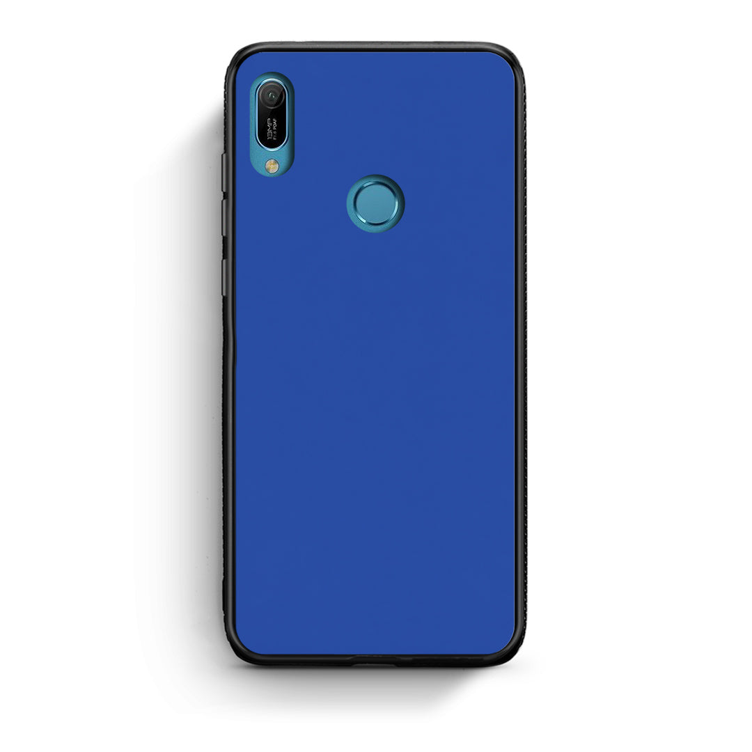 Θήκη Huawei Y6 2019 Royal Blue από τη Smartfits με σχέδιο στο πίσω μέρος και μαύρο περίβλημα | Huawei Y6 2019 Royal Blue case with colorful back and black bezels