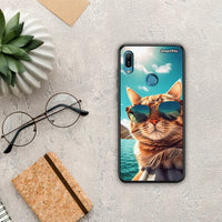 Thumbnail for Summer Cat - Huawei Y6 2019 θήκη