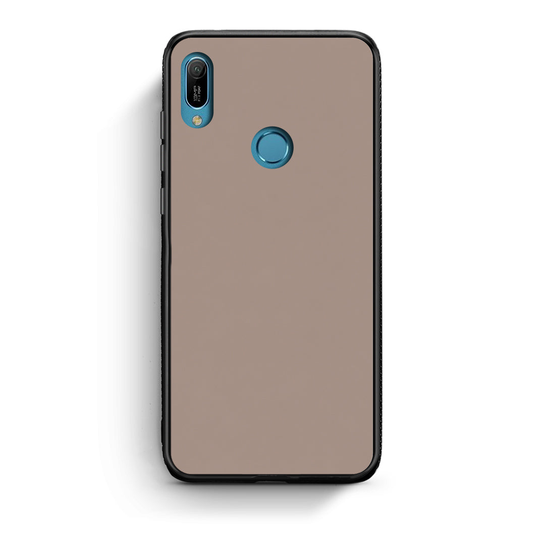 Θήκη Huawei Y6 2019 Warm Taupe από τη Smartfits με σχέδιο στο πίσω μέρος και μαύρο περίβλημα | Huawei Y6 2019 Warm Taupe case with colorful back and black bezels