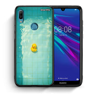 Thumbnail for Θήκη Huawei Y6 2019 Yellow Duck από τη Smartfits με σχέδιο στο πίσω μέρος και μαύρο περίβλημα | Huawei Y6 2019 Yellow Duck case with colorful back and black bezels