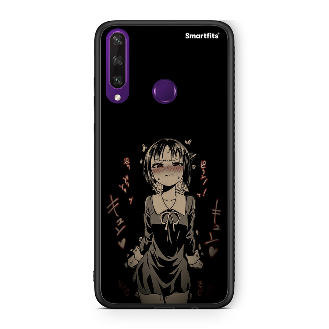 Huawei Y6p Anime Girl θήκη από τη Smartfits με σχέδιο στο πίσω μέρος και μαύρο περίβλημα | Smartphone case with colorful back and black bezels by Smartfits