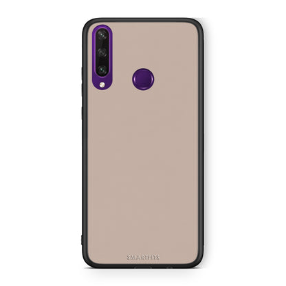 Θήκη Huawei Y6p Blush Beige από τη Smartfits με σχέδιο στο πίσω μέρος και μαύρο περίβλημα | Huawei Y6p Blush Beige case with colorful back and black bezels
