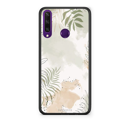 Θήκη Huawei Y6p Nude Plants από τη Smartfits με σχέδιο στο πίσω μέρος και μαύρο περίβλημα | Huawei Y6p Nude Plants case with colorful back and black bezels