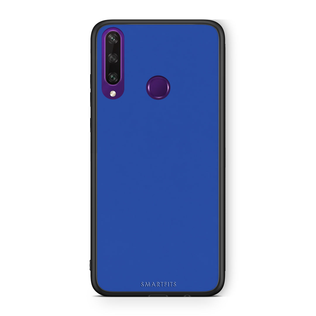 Θήκη Huawei Y6p Royal Blue από τη Smartfits με σχέδιο στο πίσω μέρος και μαύρο περίβλημα | Huawei Y6p Royal Blue case with colorful back and black bezels
