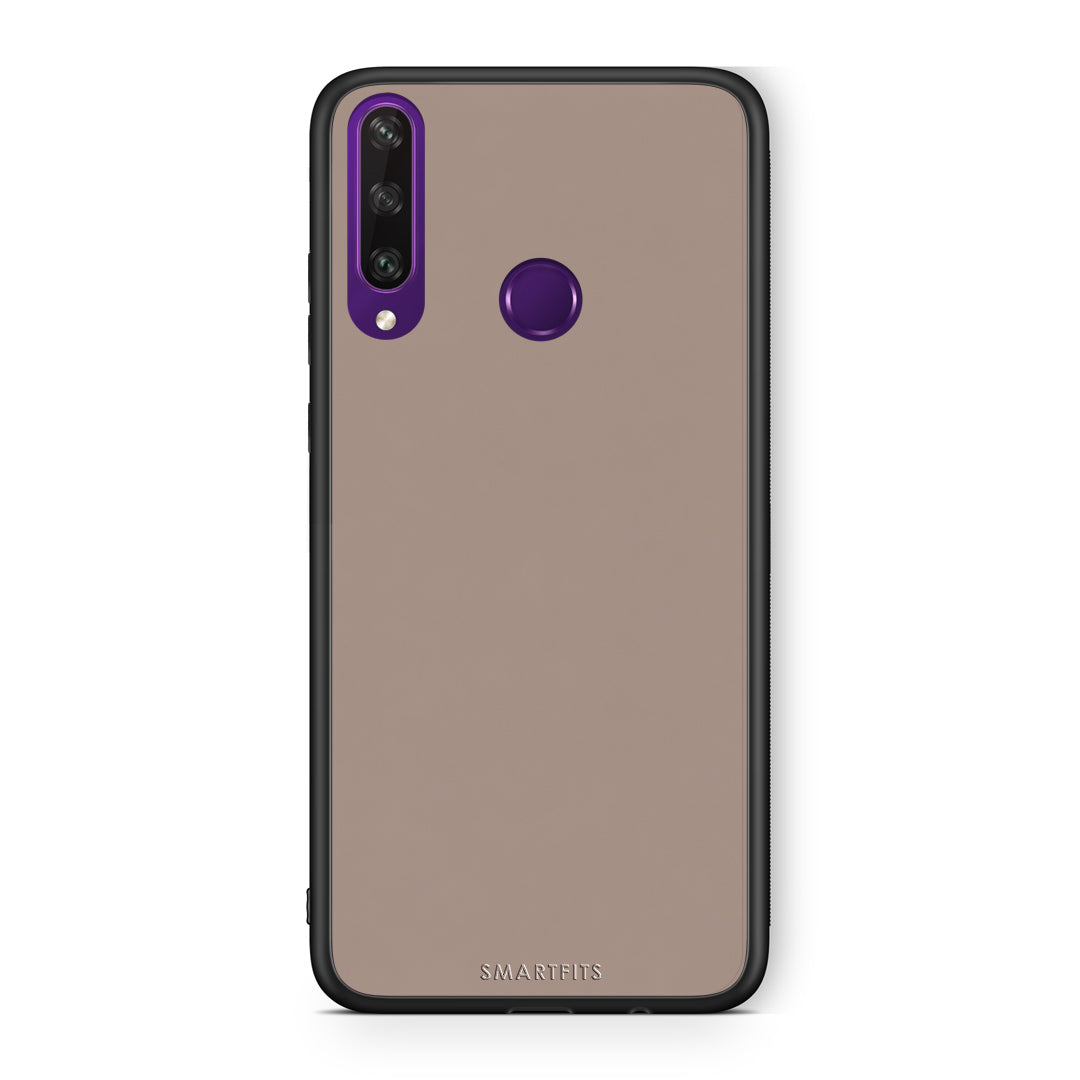 Θήκη Huawei Y6p Warm Taupe από τη Smartfits με σχέδιο στο πίσω μέρος και μαύρο περίβλημα | Huawei Y6p Warm Taupe case with colorful back and black bezels