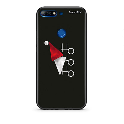 Huawei Y7 2018 Minimal Christmas θήκη από τη Smartfits με σχέδιο στο πίσω μέρος και μαύρο περίβλημα | Smartphone case with colorful back and black bezels by Smartfits
