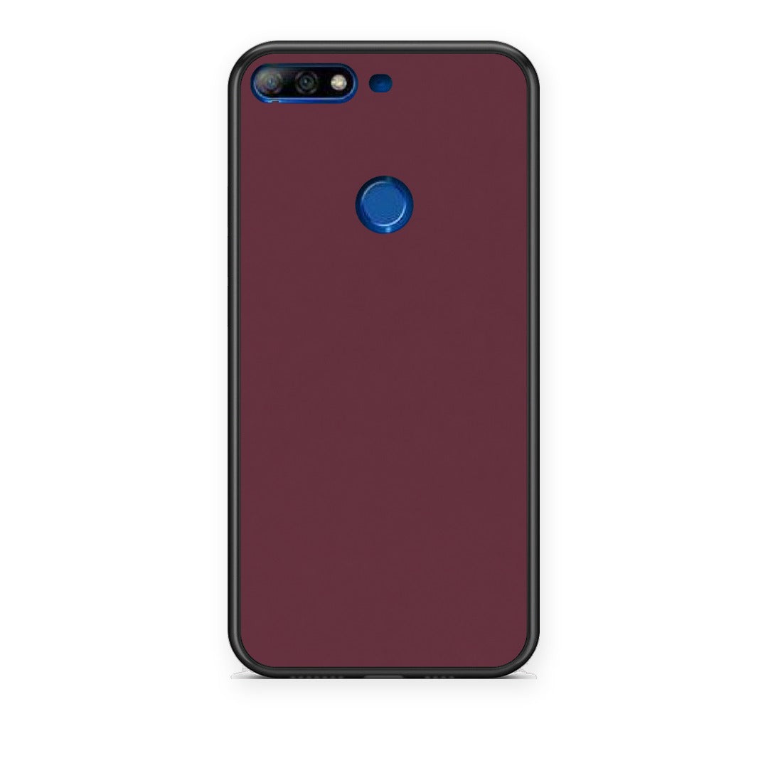 Θήκη Huawei Y7 2018 / Prime Y7 2018 / Honor 7C Muted Burgundy από τη Smartfits με σχέδιο στο πίσω μέρος και μαύρο περίβλημα | Huawei Y7 2018 / Prime Y7 2018 / Honor 7C Muted Burgundy case with colorful back and black bezels