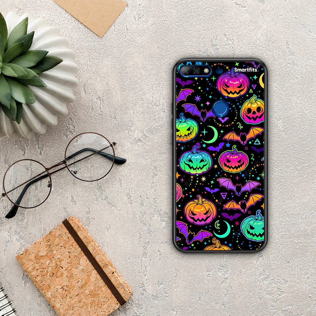 Neon Halloween - Huawei Y7 2018 / Prime Y7 2018 / Honor 7C θήκη