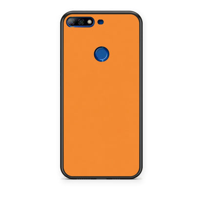 Θήκη Huawei Y7 2018 / Prime Y7 2018 / Honor 7C Tangerine Orange από τη Smartfits με σχέδιο στο πίσω μέρος και μαύρο περίβλημα | Huawei Y7 2018 / Prime Y7 2018 / Honor 7C Tangerine Orange case with colorful back and black bezels