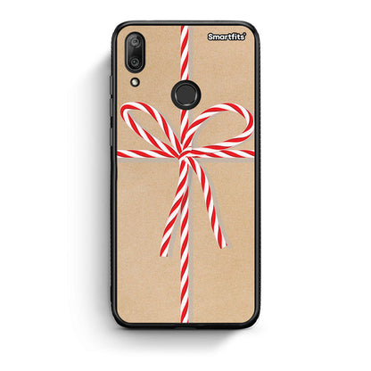 Huawei Y7 2019 Christmas Gift θήκη από τη Smartfits με σχέδιο στο πίσω μέρος και μαύρο περίβλημα | Smartphone case with colorful back and black bezels by Smartfits