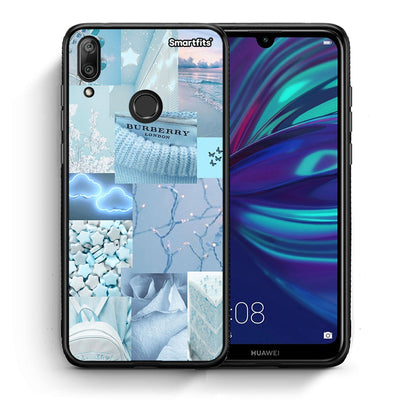 Θήκη Huawei Y7 2019 Ciel Aesthetic Collage από τη Smartfits με σχέδιο στο πίσω μέρος και μαύρο περίβλημα | Huawei Y7 2019 Ciel Aesthetic Collage case with colorful back and black bezels