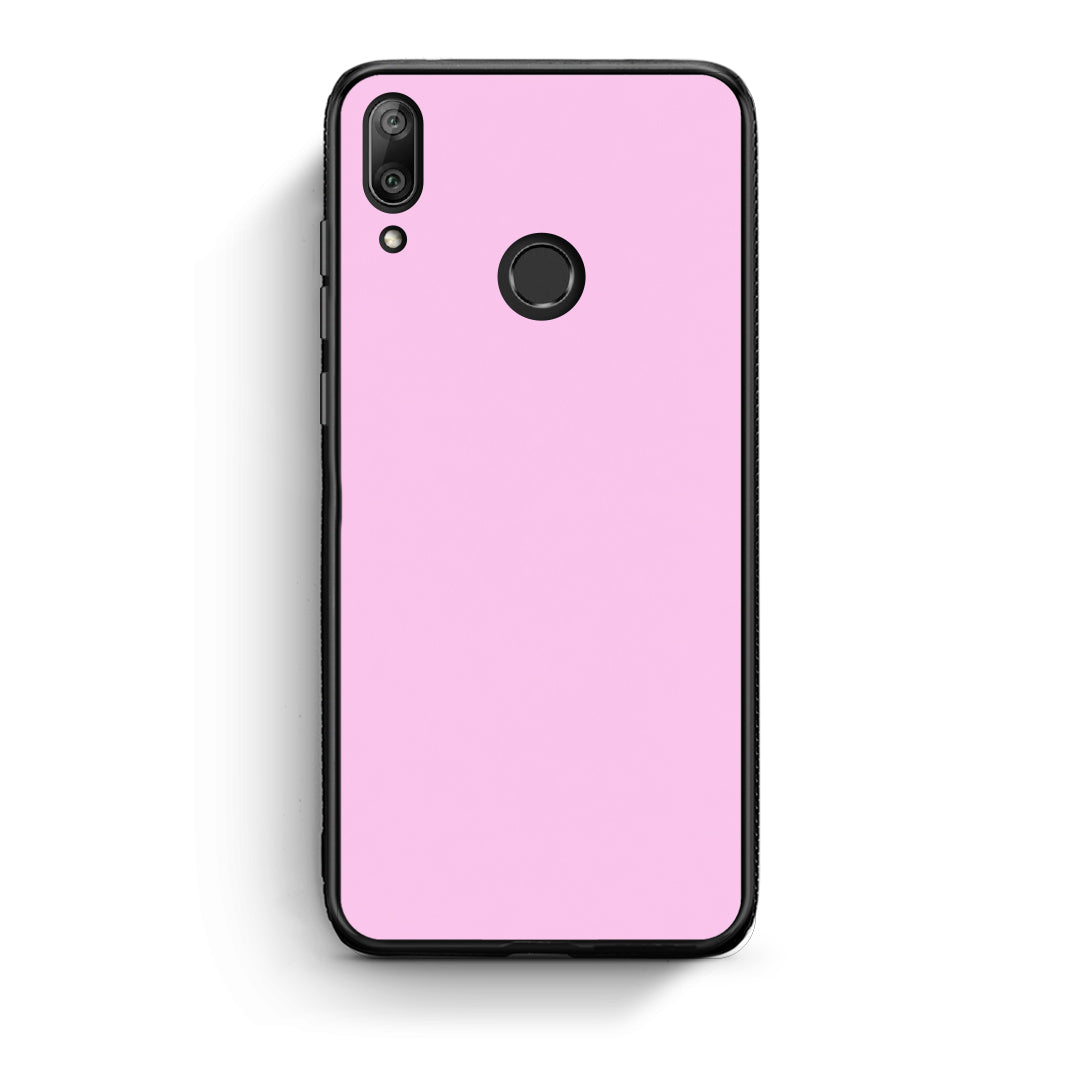 Θήκη Huawei Y7 2019 / Y7 Prime 2019 Cotton Candy Pink από τη Smartfits με σχέδιο στο πίσω μέρος και μαύρο περίβλημα | Huawei Y7 2019 / Y7 Prime 2019 Cotton Candy Pink case with colorful back and black bezels
