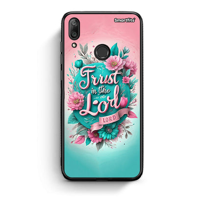Huawei Y7 2019 Lord Trust θήκη από τη Smartfits με σχέδιο στο πίσω μέρος και μαύρο περίβλημα | Smartphone case with colorful back and black bezels by Smartfits