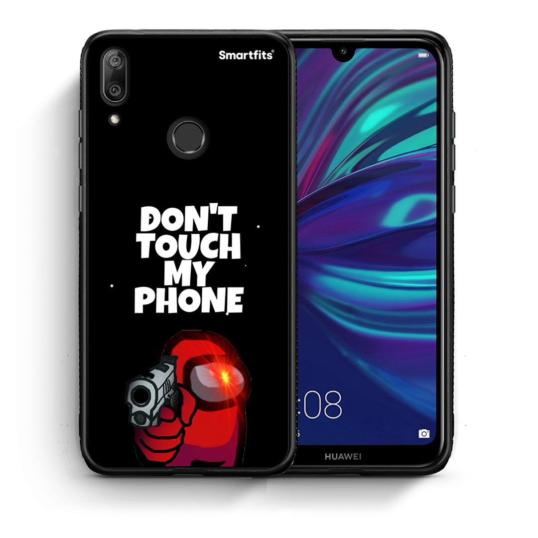 Θήκη Huawei Y7 2019 My Phone από τη Smartfits με σχέδιο στο πίσω μέρος και μαύρο περίβλημα | Huawei Y7 2019 My Phone case with colorful back and black bezels