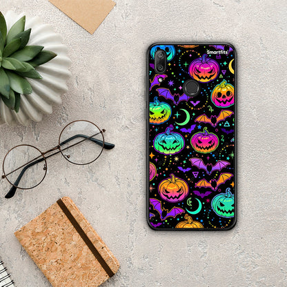 Neon Halloween - Huawei Y7 2019 / Y7 Prime 2019 θήκη