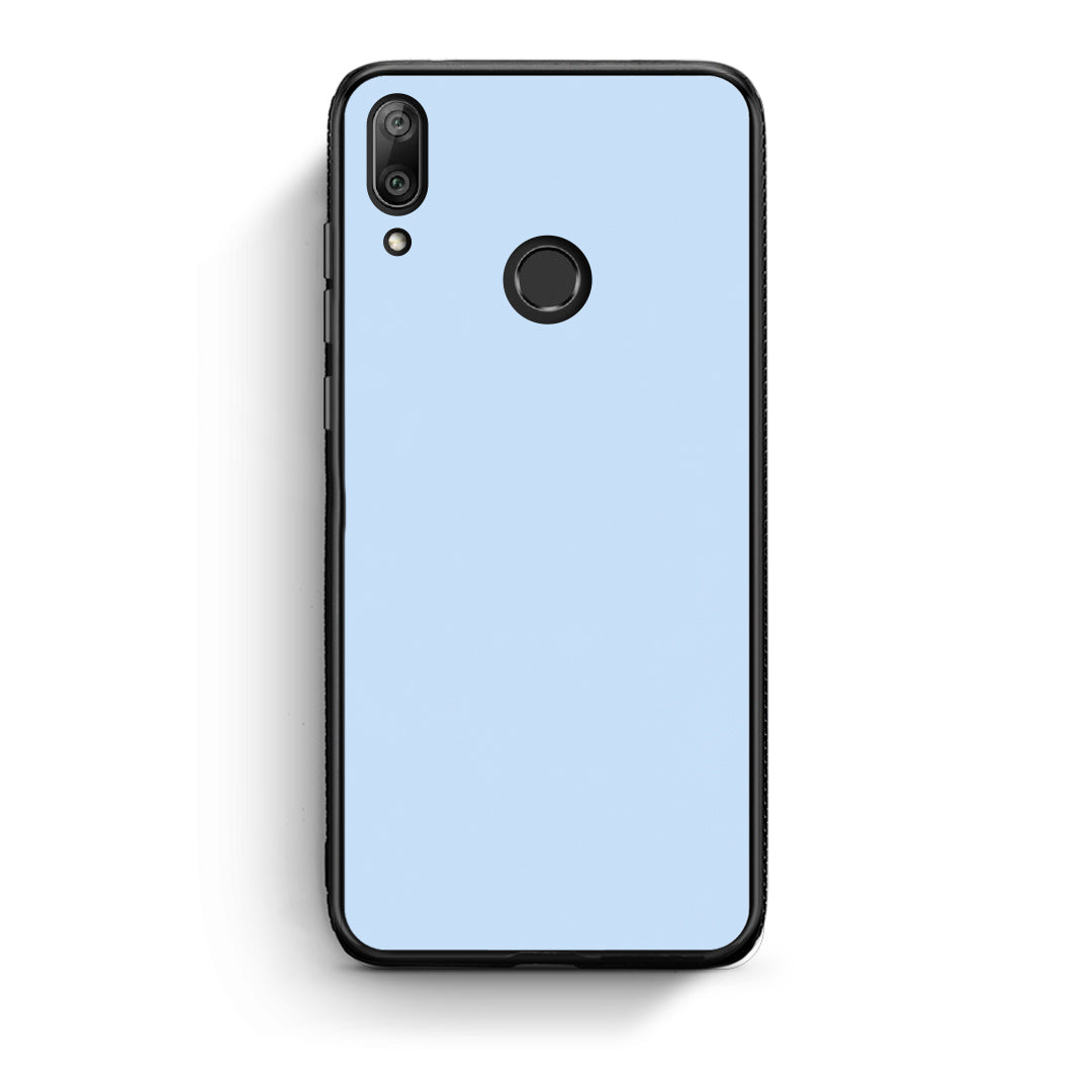 Θήκη Huawei Y7 2019 / Y7 Prime 2019 Powder Blue από τη Smartfits με σχέδιο στο πίσω μέρος και μαύρο περίβλημα | Huawei Y7 2019 / Y7 Prime 2019 Powder Blue case with colorful back and black bezels