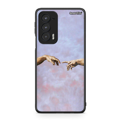 Motorola Edge 20 5G Adam Hand θήκη από τη Smartfits με σχέδιο στο πίσω μέρος και μαύρο περίβλημα | Smartphone case with colorful back and black bezels by Smartfits