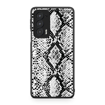 24 - Motorola Edge 20 5G White Snake Animal case, cover, bumper