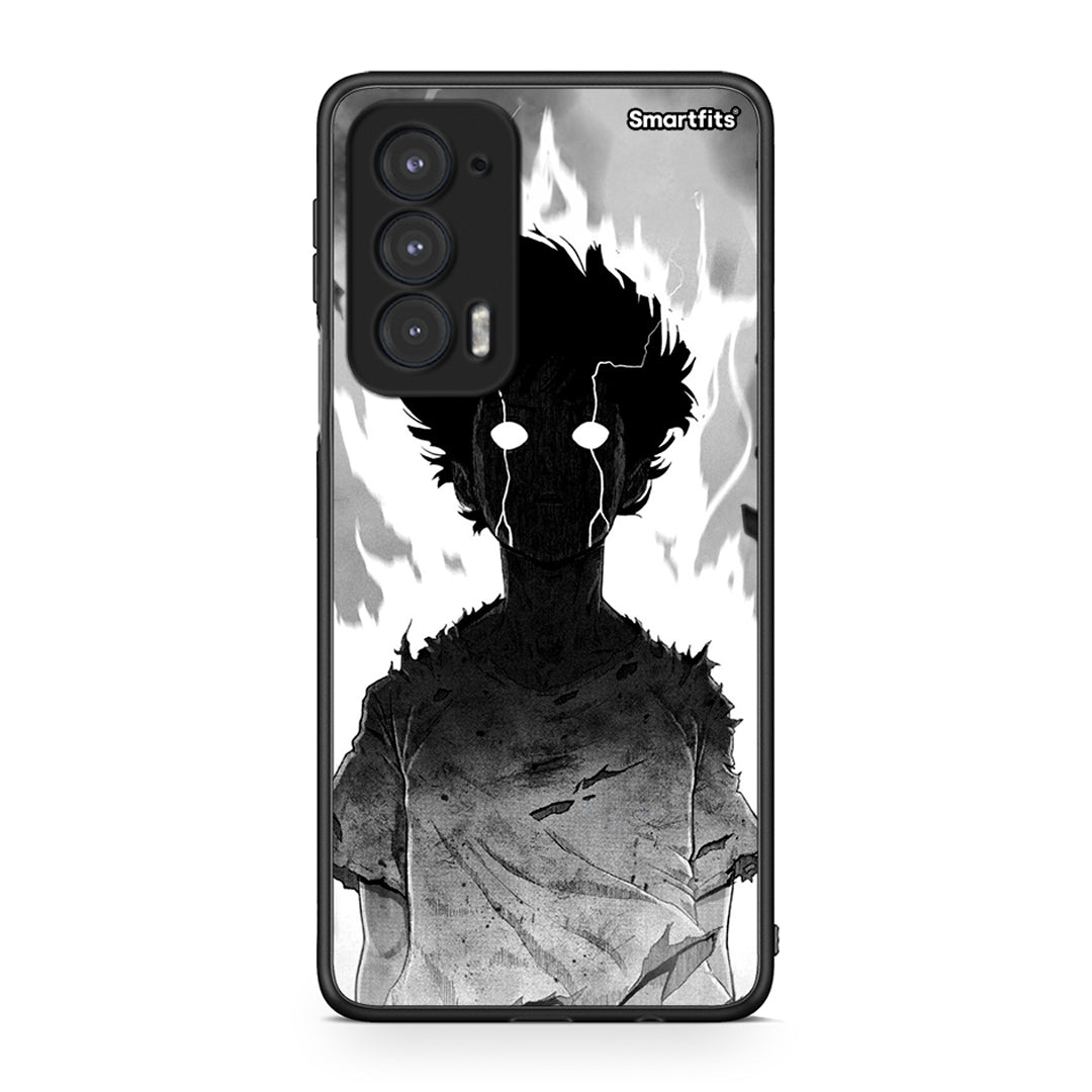 Motorola Edge 20 5G Anime Boy Θήκη από τη Smartfits με σχέδιο στο πίσω μέρος και μαύρο περίβλημα | Smartphone case with colorful back and black bezels by Smartfits