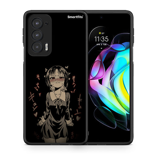 Θήκη Motorola Edge 20 5G Anime Girl από τη Smartfits με σχέδιο στο πίσω μέρος και μαύρο περίβλημα | Motorola Edge 20 5G Anime Girl case with colorful back and black bezels