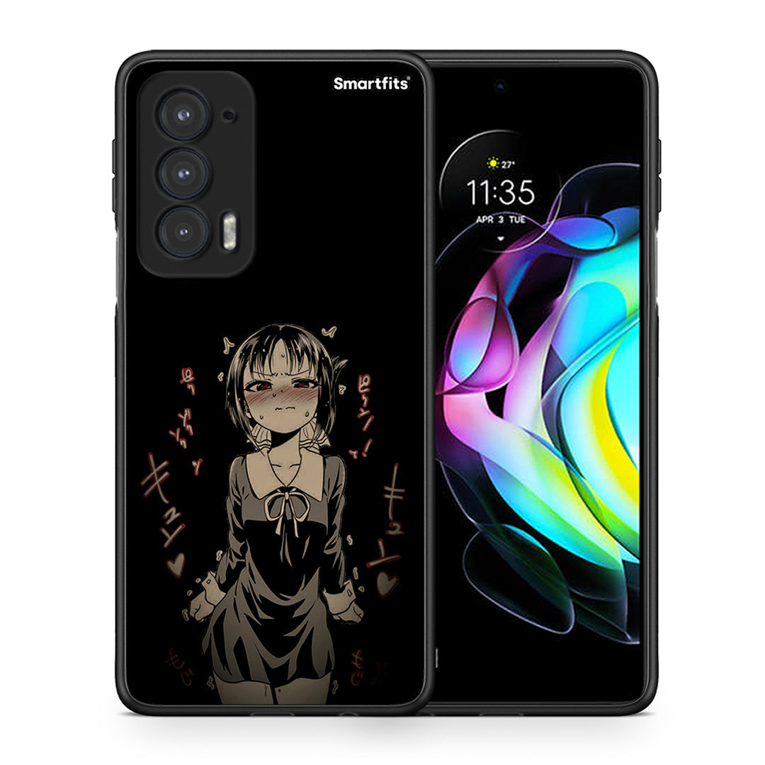 Θήκη Motorola Edge 20 5G Anime Girl από τη Smartfits με σχέδιο στο πίσω μέρος και μαύρο περίβλημα | Motorola Edge 20 5G Anime Girl case with colorful back and black bezels