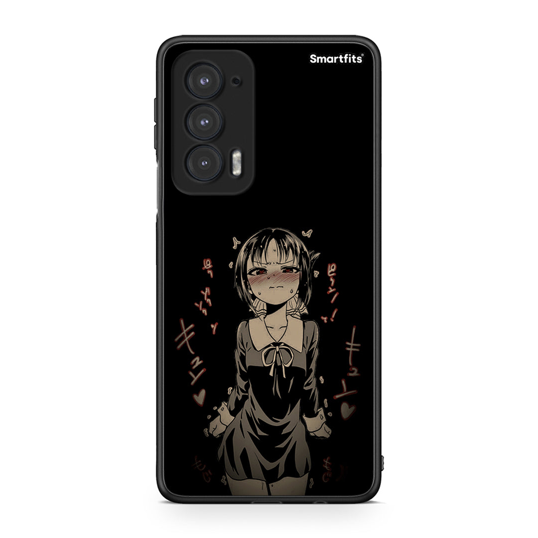 Motorola Edge 20 5G Anime Girl θήκη από τη Smartfits με σχέδιο στο πίσω μέρος και μαύρο περίβλημα | Smartphone case with colorful back and black bezels by Smartfits